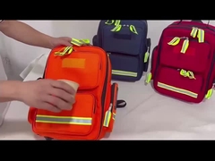 Emergency First Aid Backpack | Fire Rescue & Medical Bag | Home Visit Kit | 1000D Nylon