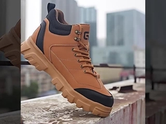 Waterproof Safety Work Shoes for Men – Lightweight, Puncture-Proof, Steel Toe, Breathable, Anti-Smas