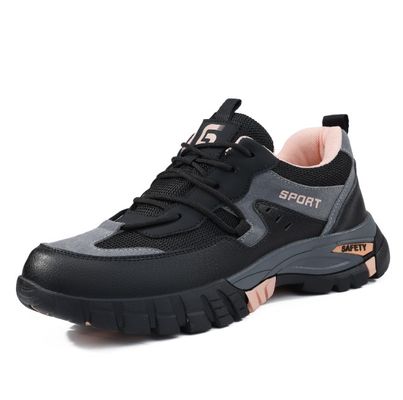 Steel Toe Work Safety Shoes Breathable Anti-Puncture Anti-Smash Durable Protective Summer Work Shoes for Men