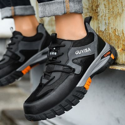 Men's Summer Breathable Insulated Work Shoes 10KV Steel Toe Safety Shoes Puncture & Impact Resistant Soft Sole Electrician Shoes