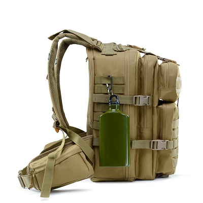Khaki Oxford TAN Tactical Hiking Backpack Thicken 40L Camping