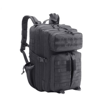 45L Black Army Knapsack Bag Waterproof 1000D Cordura PU Coating