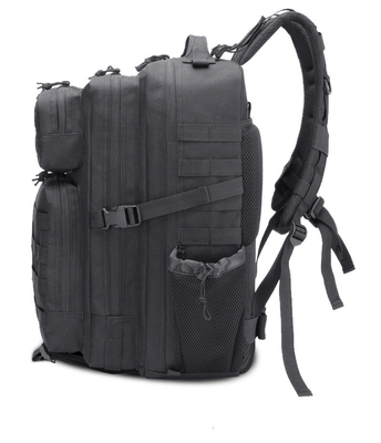 45L Black Army Knapsack Bag Waterproof 1000D Cordura PU Coating